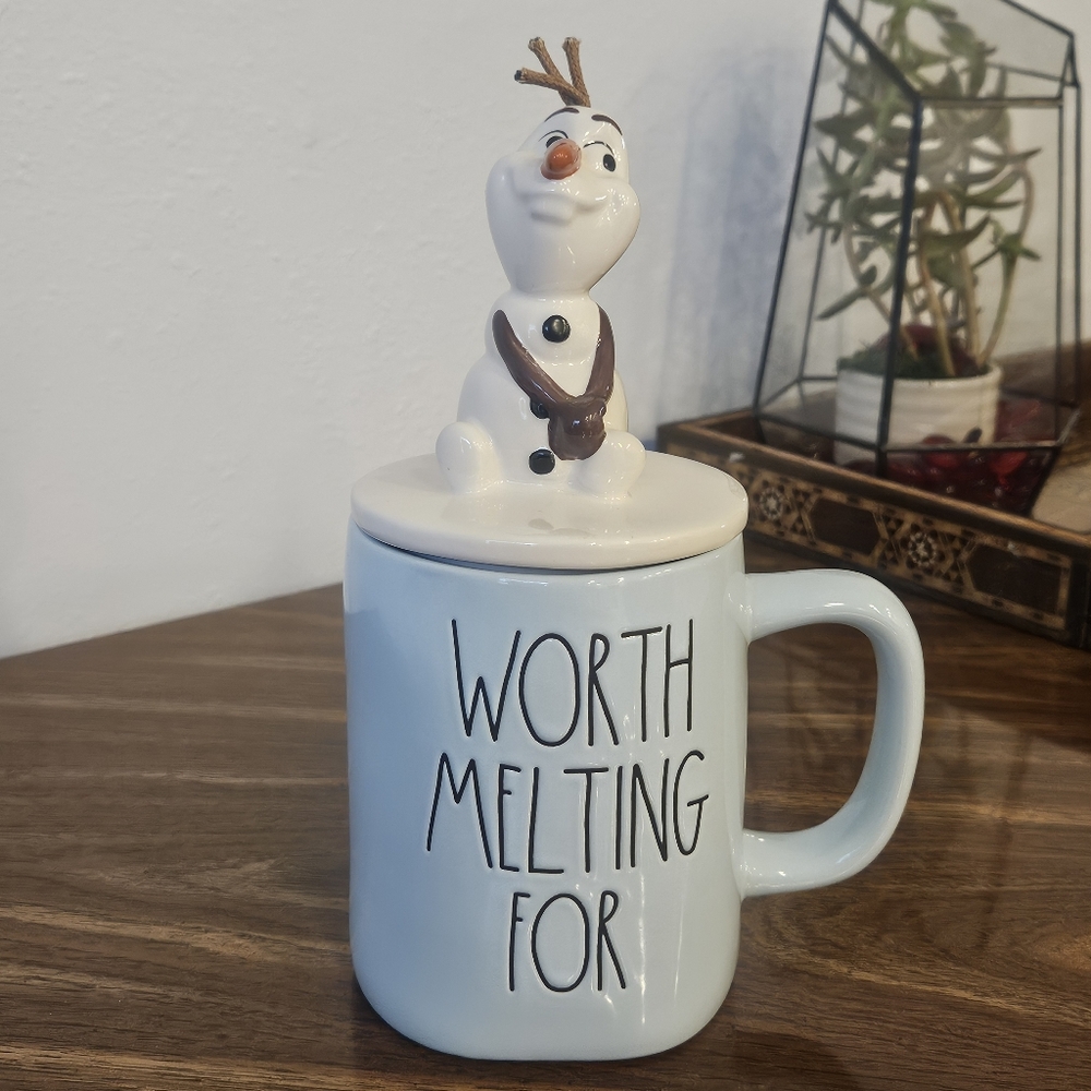 Rae Dunn Olaf Frozen Mug With Lid